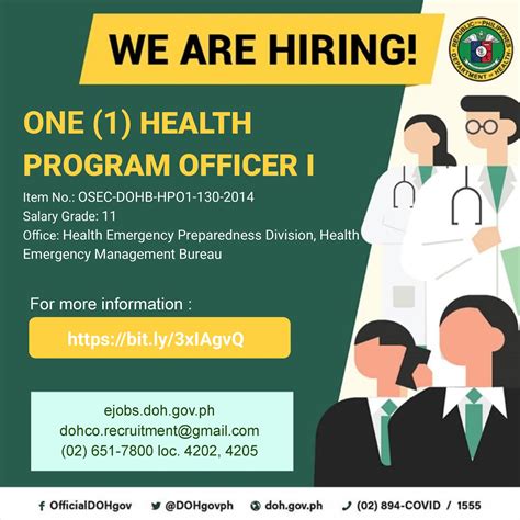 HEALTH PROGRAM OFFICER I .